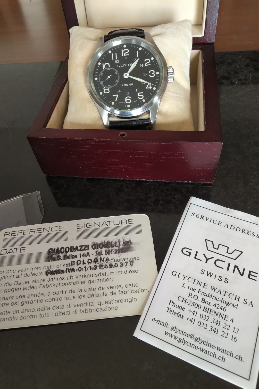 Glycine Kmu 48 37 Petites Annonces Horlogeres